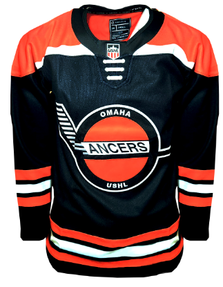Picture of Lancers Replica  Youth Black Hockey Jersey - 2025 
