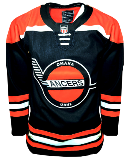 Picture of Lancers Replica  Youth Black Hockey Jersey - 2025 