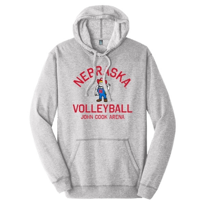 Picture of Nebraska Lightweight Fleece Hooded Sweatshirt  (NU-322)