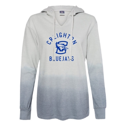 Picture of Creighton Ladies French Terry Ombre Hoodie (CU-278)