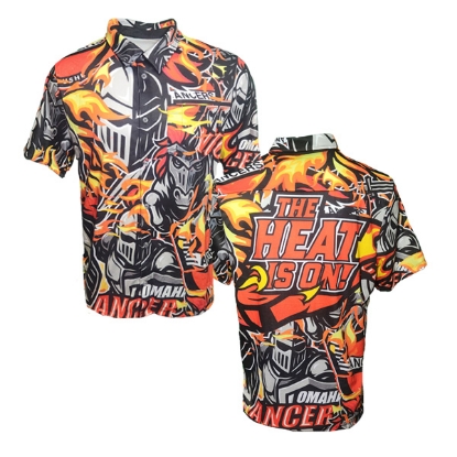 Picture of Omaha Lancers Hawaiian Short Sleeve Button Up Shirt 