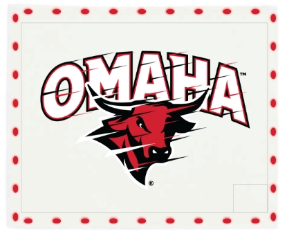 Picture of Omaha Mavs Spirit Rally Light Up Rally Towel  - White/Red