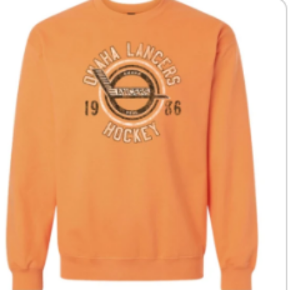 Picture of Omaha Lancers Softstyle Midweight Crewneck Sweatshirt (Lancers-224)