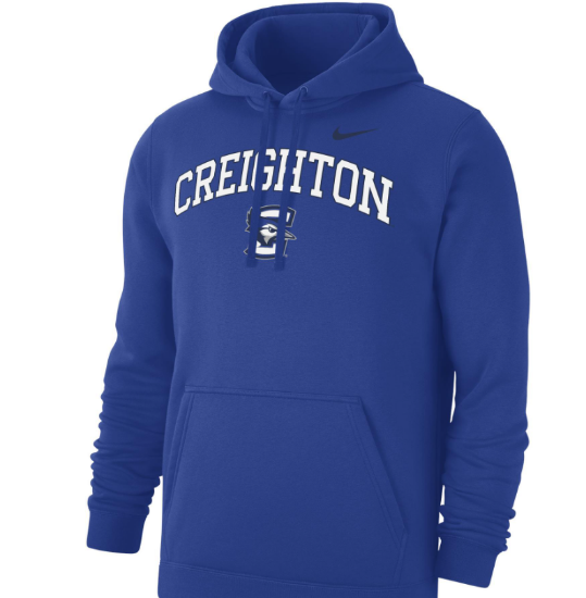 Picture of Creighton Nike® Club Arch Hoodie- Royal