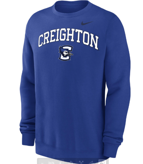 Picture of Creighton Nike® Club Arch Crew- Royal 