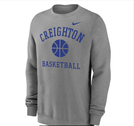 Picture of Creighton Nike® Club BBall Crew-Grey