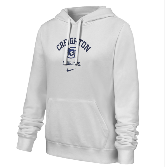 Picture of Creighton Nike® W Club Hoodie -White