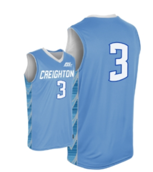 Picture of Creighton YOUTH #3 Basketball Jersey 