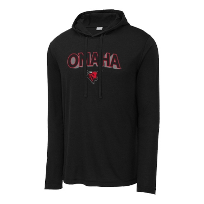 Picture of UNO-254-LS Hoodie-BLEND-Black