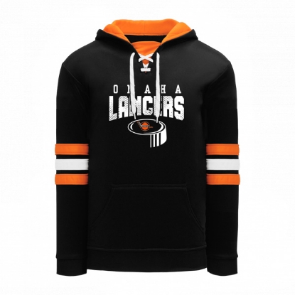 Picture of Omaha Lancers Lace Hoodie Sweatshirt (Lancers-016)