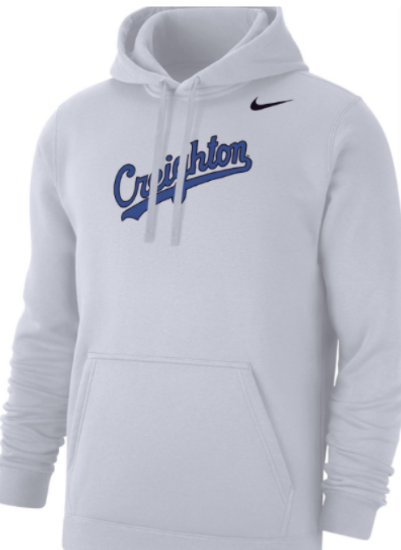 Picture of Creighton Nike® Club Fleece Script Hooded Sweatshirt 