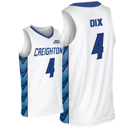 Picture of Creighton #4 Dix Basketball Jersey 