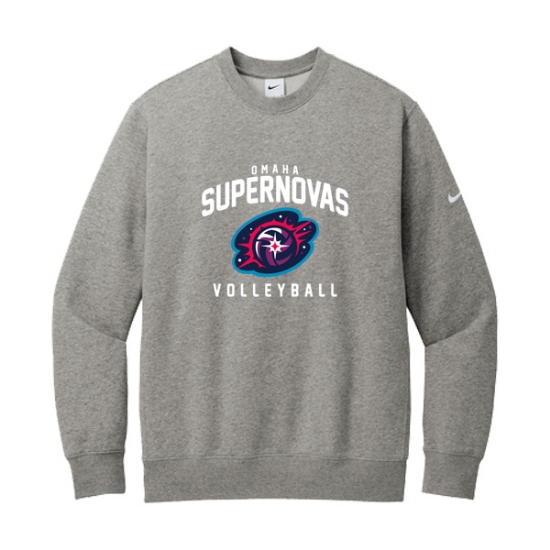 Picture of Supernovas Nike® Crewneck Sweatshirt - Grey Heather (SN-003)