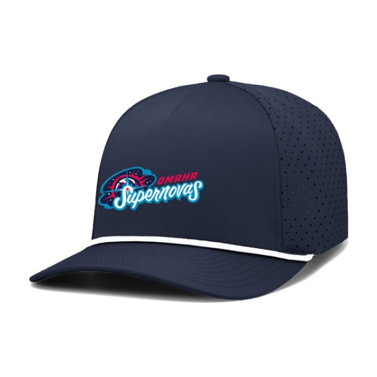 Picture of Supernovas SN-007 Snapback Hat - Navy with White Rop
