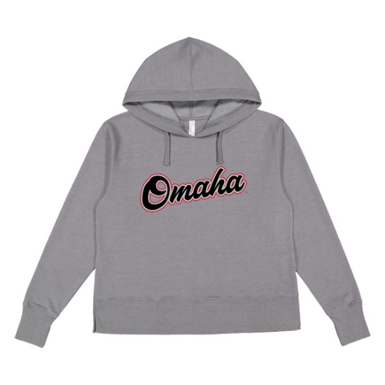 Picture of UNO Women's Hoodie- Wash Grey (UNO-268)