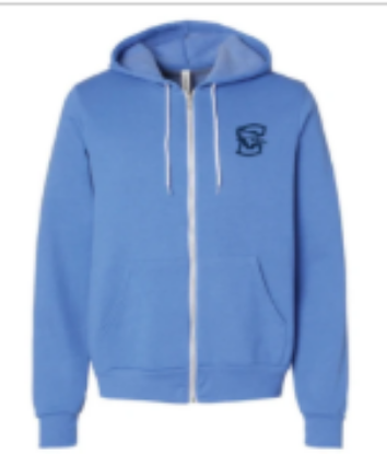 Picture of CU-205-LCFZHOODIE-BLEND Creighton-205)