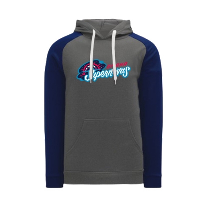 Picture of Supernovas YOUTH Hooded Sweatshirt - Char/Navy
