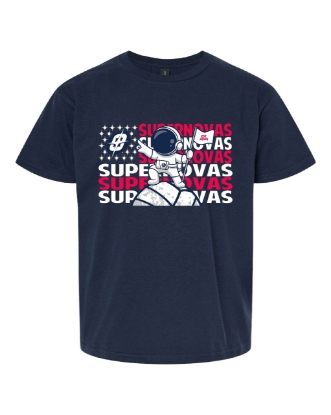 Picture of Supernovas Heroes Youth Softstyle CVC T-shirt - Navy (SN-098) 