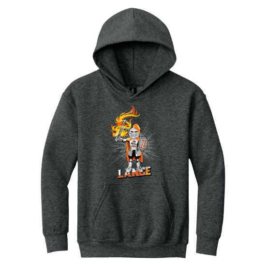 Picture of Omaha Lancers Youth MASCOT Hooded Sweatshirt (Lancers-266)