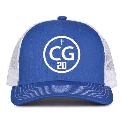 Picture of CG Chris Gradoville Hat - Royal/White (CG 20)