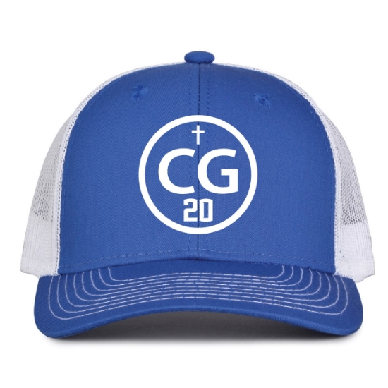 Picture of CG Chris Gradoville Hat - Royal/White (CG 20)