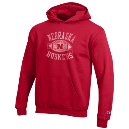 Picture of Nebraska Youth Power Blend Hoodie