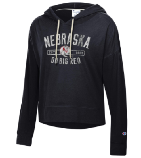 Picture of Nebraska Women's Sueded Hoodie