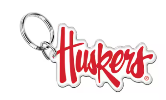 Picture of Nebraska Huskers Acrylic Keychain - Huskers