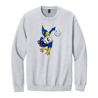 Picture of CU Billy Bluejay Softstyle Midweight Crewneck (CU-445)