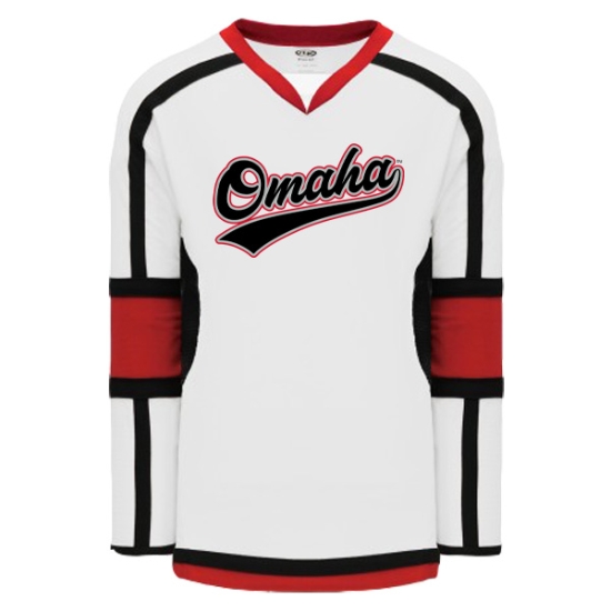 Picture of UNO Adult Hockey Jersey (White/Red)