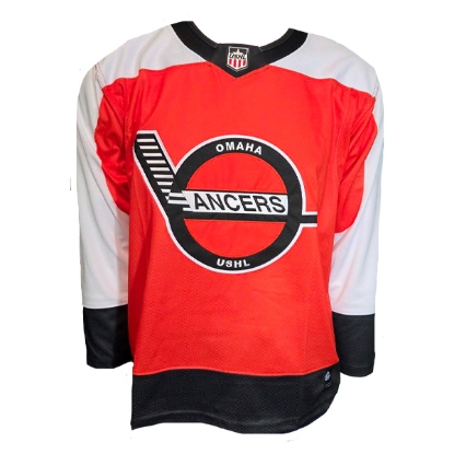 Picture of Lancers Retro Stick Jersey - Orange/White