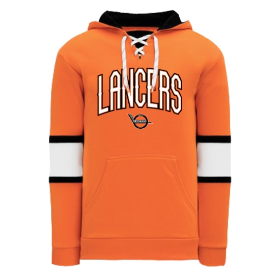 Picture of Omaha Lancers  Orange/Black Hoodie (Lancers-045)