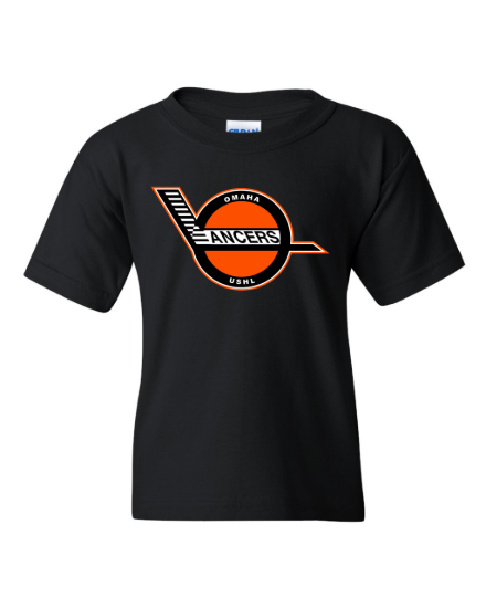 Picture of Omaha Lancers Youth Retro Stick Short Sleeve Shirts (Lancers-008)