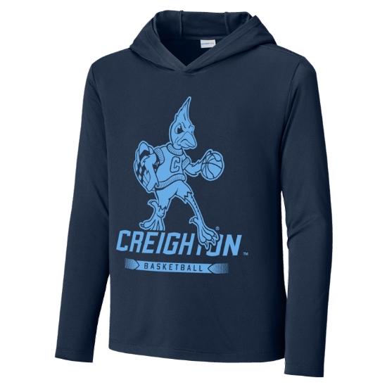 Picture of Creighton Youth Basketball Billy Long Sleeve Hoodie (CU-485)
