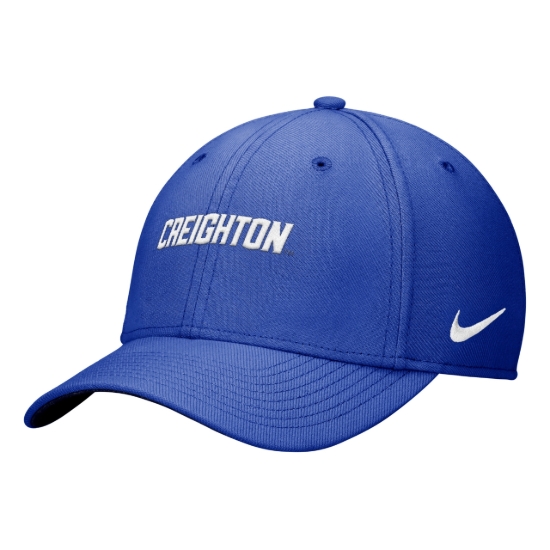 Picture of Creighton NIKE HO26 Rise Swoosh Hat -Flex